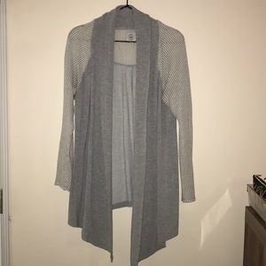 Gray and white cover up